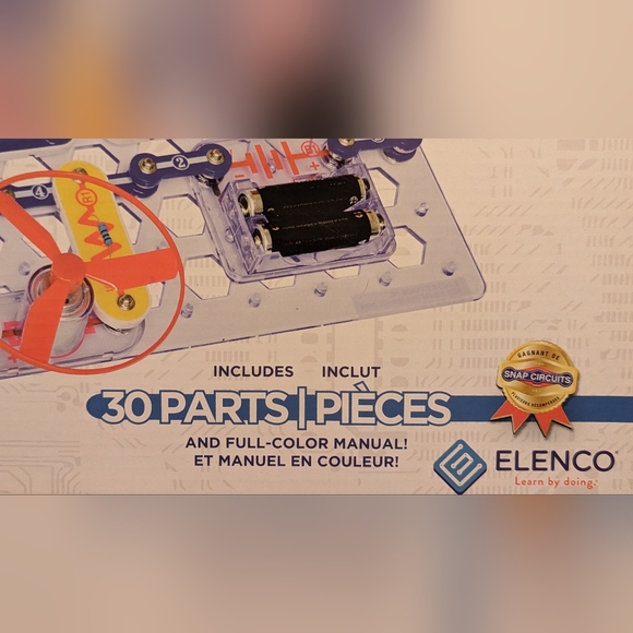 NIB Snap Circuits Junior 30 piece fun hands on learning electronics over 100 - Picture 8 of 10